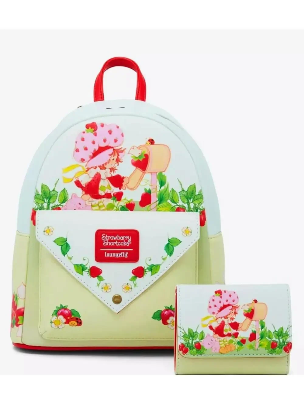 Loungefly Strawberry Shortcake Envelope Mini Backpack